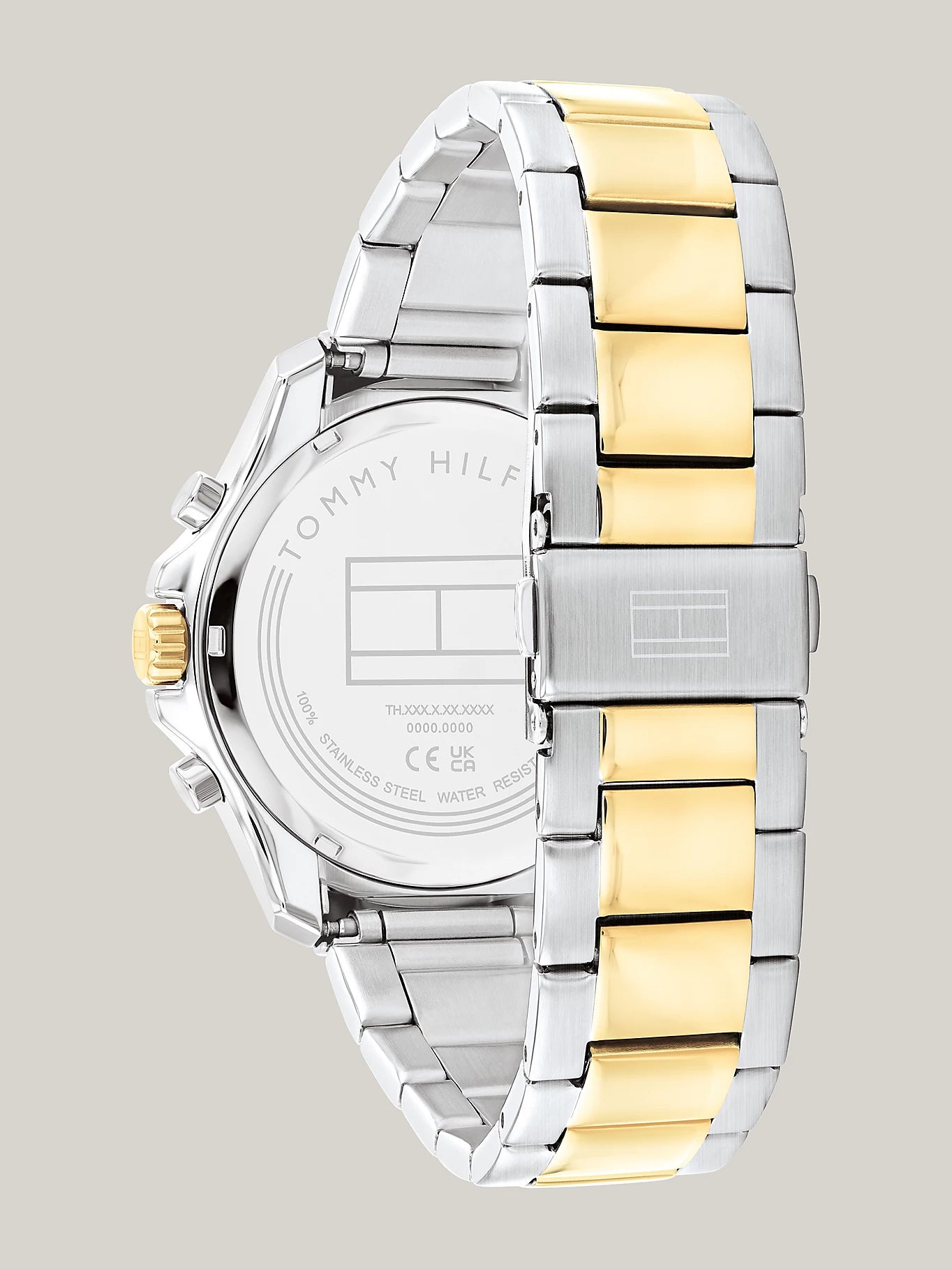 Tommy Hilfiger Sporthorloge Met Schakelband En Tweekleurig Design