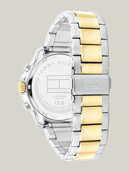 Tommy Hilfiger Sporthorloge Met Schakelband En Tweekleurig Design